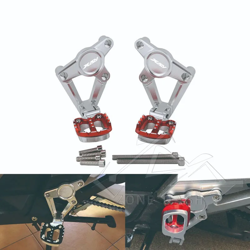 Rear foot Stand Rearset Footrest FOR HONDA X ADV X-ADV 750 XADV 2017 2018 2019 2020 Motorcycle Foot Peg Pedal Passenger Rearsets