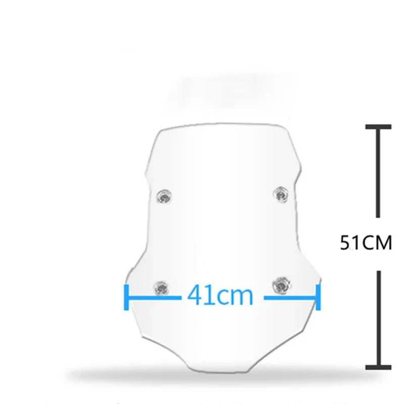Motorcycle Fit 800MT Dedicated Front Windshield Heighten Widened Wind Deflector For CFMOTO 800 MT