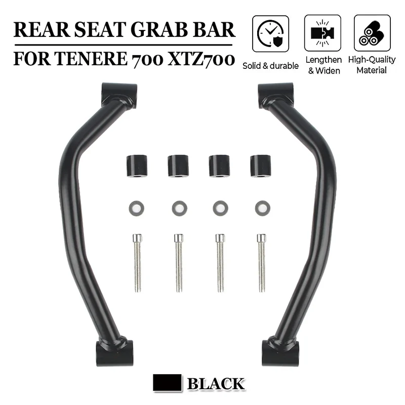 For Yamaha TENERE 700 Tenere700 XTZ700 2019-2021 Motorcycle Passenger Rear Grab Handle Seat Hand Handle Grab Bar Rail Armrest
