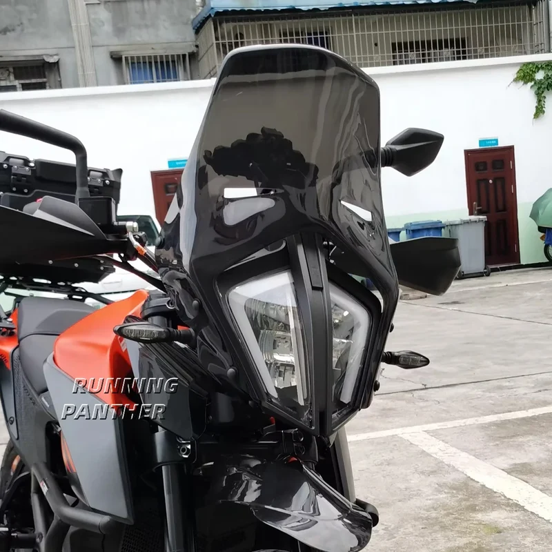 FOR 390 790 890 ADV Adventure Rally 2017-2021 2020 Motorcycle Rally Windshield Wind Deflector WindScreen Visor Viser Compatible
