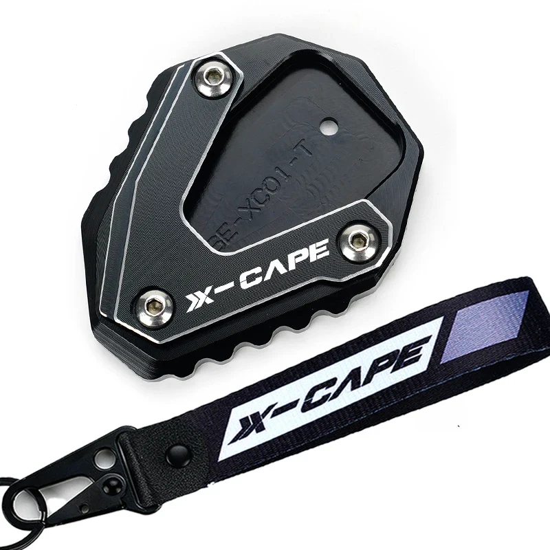 For Moto Morini X-Cape 650 650X 2022 2023 Motorcycle Accessories Key Chain CNC Side Stand Foot Enlarger Kickstand Pad XCape 650