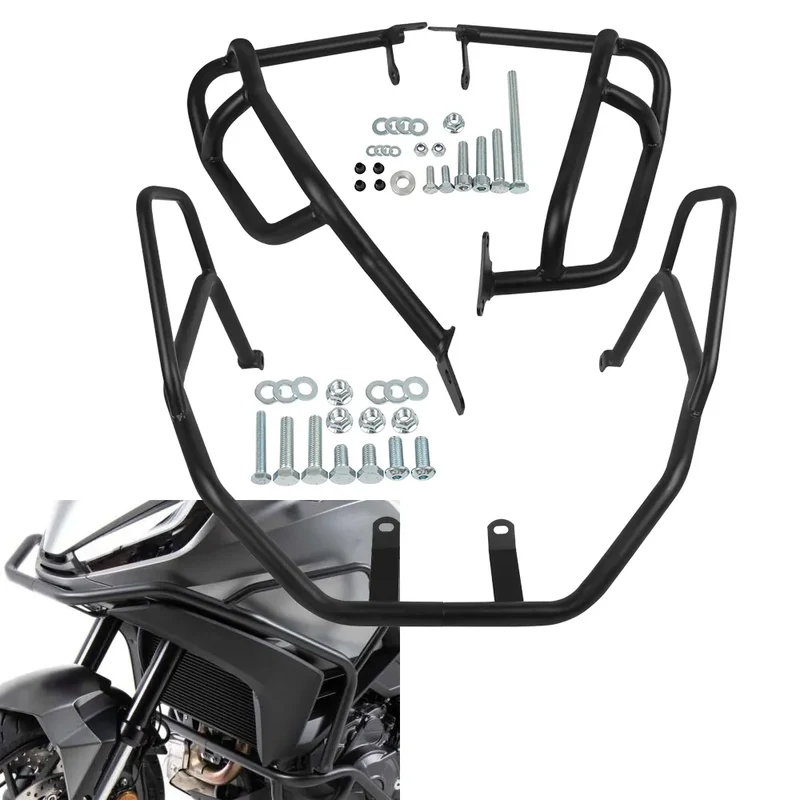 For Honda NT1100 NT 1100 DCT 2022 2023 Motorcycle Highway Crash Bars Upper&Lower Engine Tank Guard Bumper Stunt Cage Protector