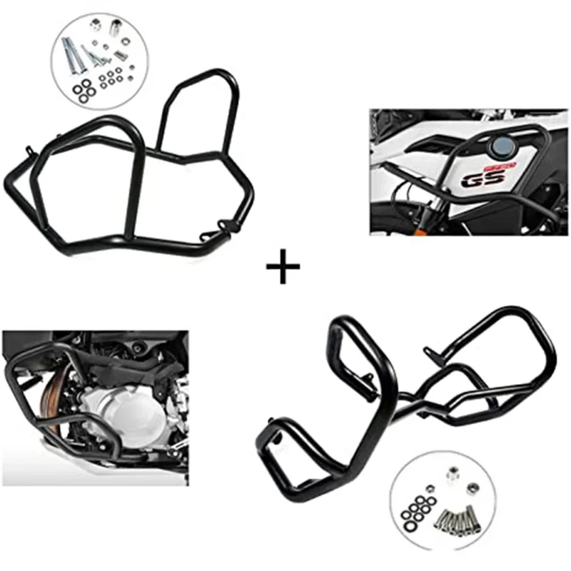 For BMW F850GS F750GS F 750 GS F 850 GS 2017-2023 Upper Lower Engine Guard Crash Bar Tank Bumper Stunt Cage Fairing Protection