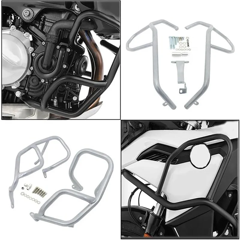 For BMW F850GS F750GS F 750 GS F 850 GS 2017-2023 Upper Lower Engine Guard Crash Bar Tank Bumper Stunt Cage Fairing Protection