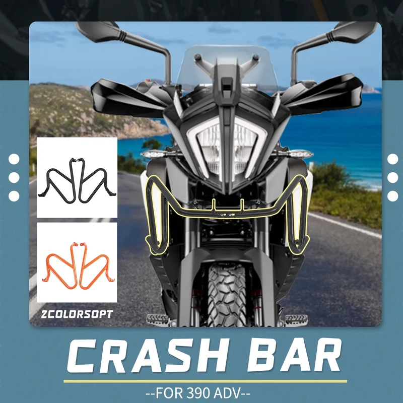 For KTM 390 Adventure 2020-2023 Accessories Steel Highway Carsh Bar Engine Guard Motorcyle Bodywork Frame Protection Bumper Kits