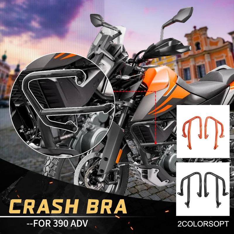 For KTM 390 Adventure 2020-2023 Accessories Steel Highway Carsh Bar Engine Guard Motorcyle Bodywork Frame Protection Bumper Kits