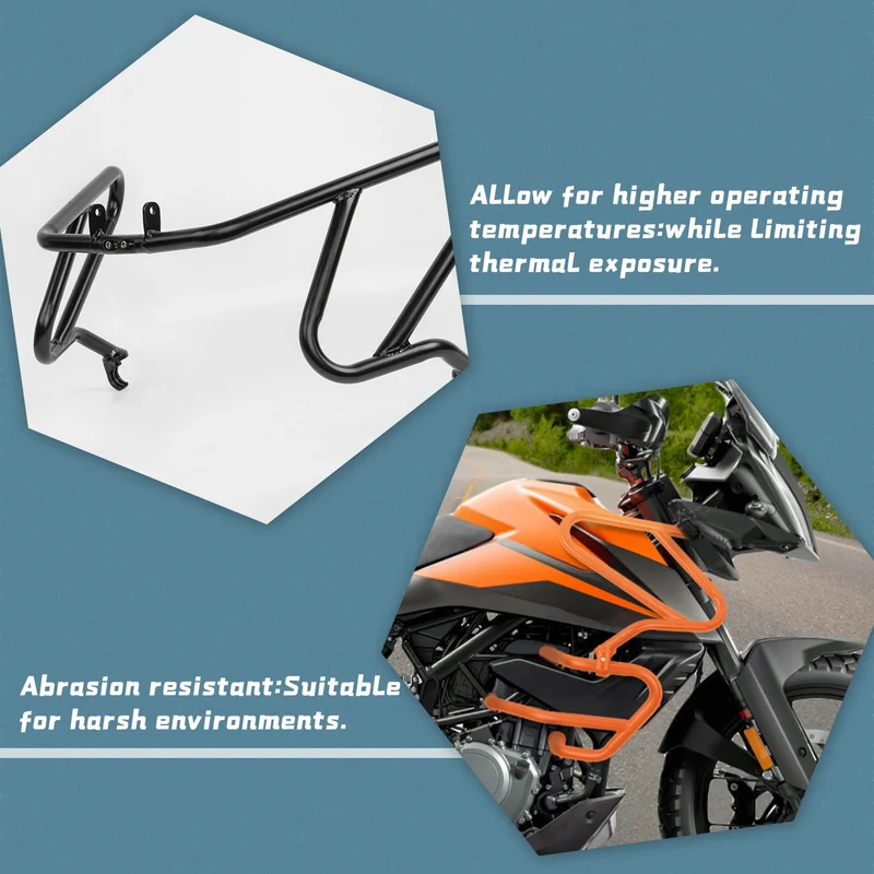 For KTM 390 Adventure 2020-2023 Accessories Steel Highway Carsh Bar Engine Guard Motorcyle Bodywork Frame Protection Bumper Kits