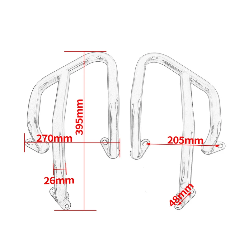 For KTM 390 Adventure 2020-2023 Accessories Steel Highway Carsh Bar Engine Guard Motorcyle Bodywork Frame Protection Bumper Kits