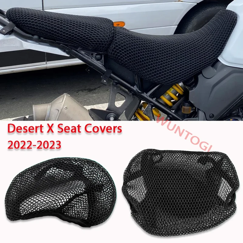 DesertX Accessories For Ducati Desert X 2022-2023 Mobile Phone Bracket Headlight Lampshade Side Deflector Seat Cover Is Suitable