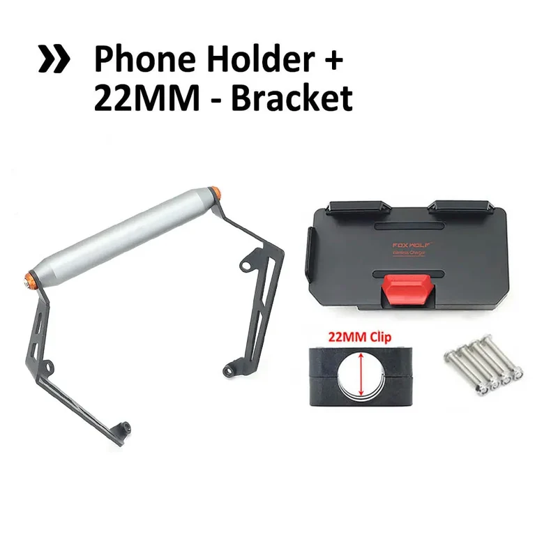 NEW FOR Benelli TRK702 TRK 702 X TRK702X 2022- Motorcycle GPS Phone Holder USB & Wireless Charger Navigation Bracket Mount Stand