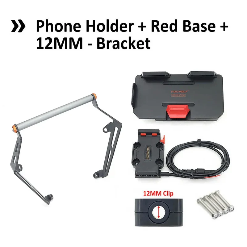 NEW FOR Benelli TRK702 TRK 702 X TRK702X 2022- Motorcycle GPS Phone Holder USB & Wireless Charger Navigation Bracket Mount Stand
