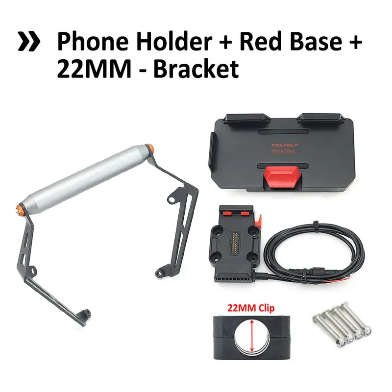 NEW FOR Benelli TRK702 TRK 702 X TRK702X 2022- Motorcycle GPS Phone Holder USB & Wireless Charger Navigation Bracket Mount Stand