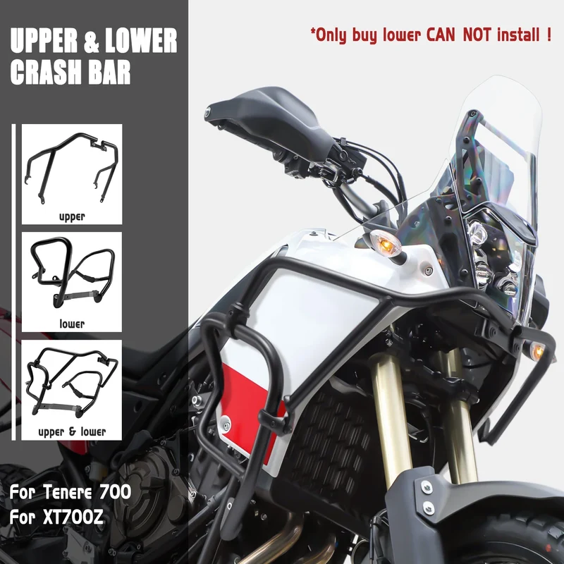 For Yamaha Tenere 700 XTZ 700 Tenere700 XT700Z 2019 2020 2021 2022 Motorcycle Stunt Cage Protector Engine Guard Bumper Crash Bar