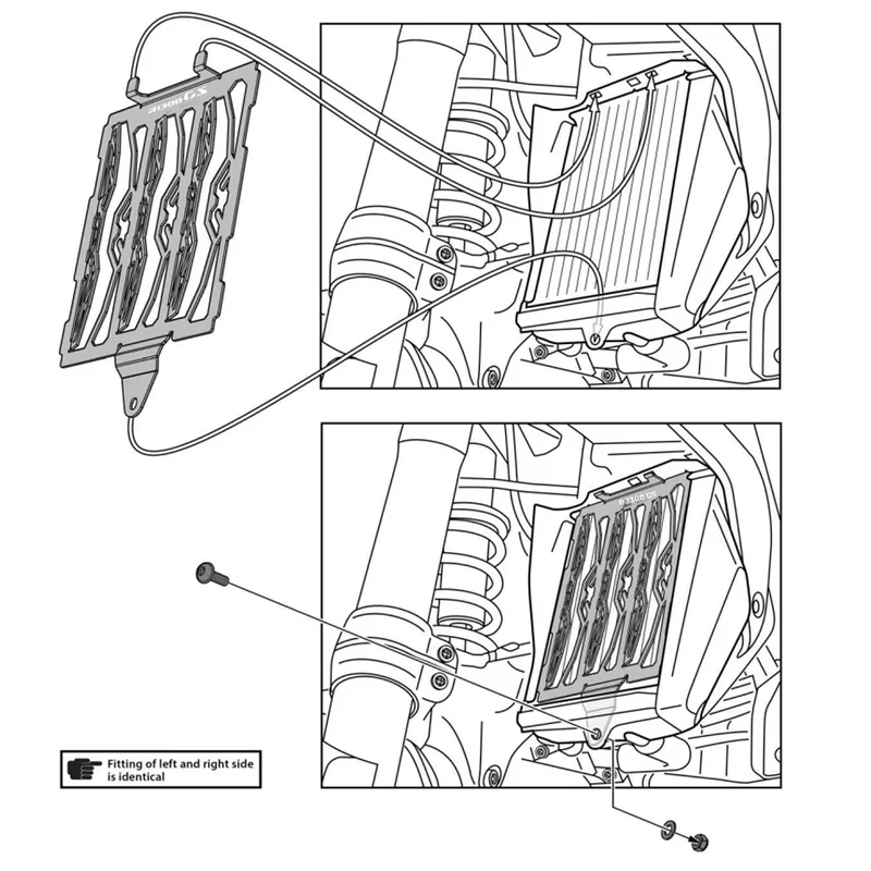 For BMW R1300GS R 1300 GS Adventure Exclusive Motorcycle R1300GS Radiator Grille Guard Cover Protector