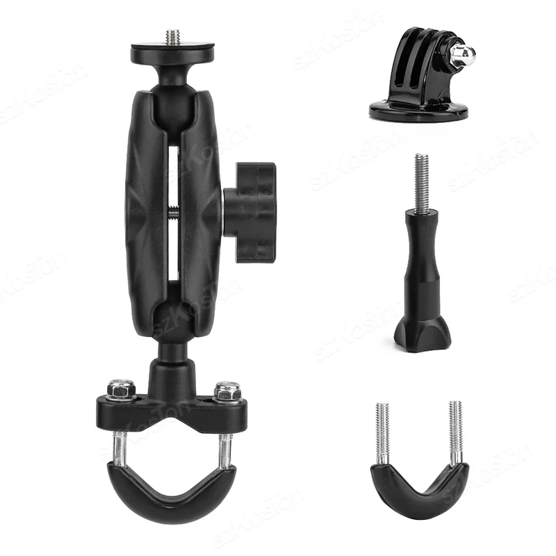 Motorcycle Bicycle Handlebar Mirror Mount Bracket For Gopro Hero 12 11 10 9 8 Bike Action Camera Holder For DJI OSMO Insta360