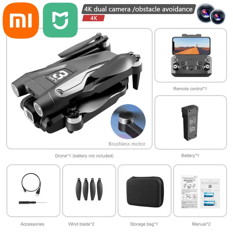 Xiaomi MIJIA Z908Max Drone 8K 5G GPS Professional HD Aerial Photography Dual-Camera Omnidirectional Obstacle Avoidance Quadrotor