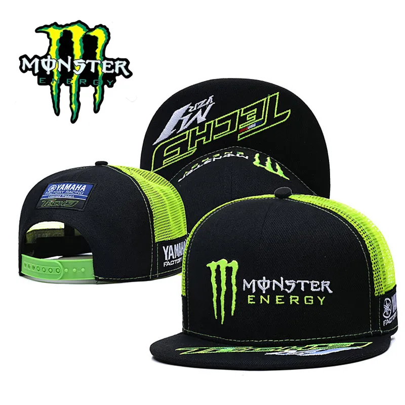 Monster Energy Baseball Cap Snapback Hat Hats & Caps Men Moto Letters Racing Motocross Riding Hip Hop Sun Hats