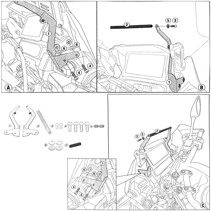 Navigation Stand Holder Phone Mobile Phone GPS Plate Bracket Support Holder For HONDA CRF1100L AFRICA TWIN ADVENTURE SPORTS 2020
