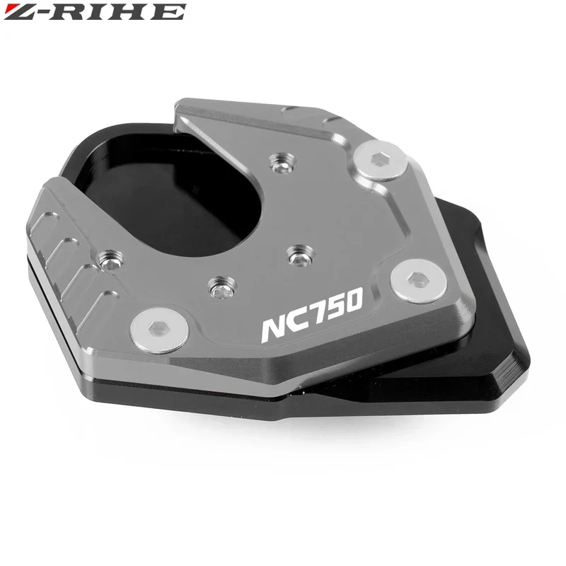 For HONDA NC750X NC 750X NC750 X 2017 2018 2019 Aluminum Kickstand Sidestand Stand Extension Enlarger Pad Accessories NC750