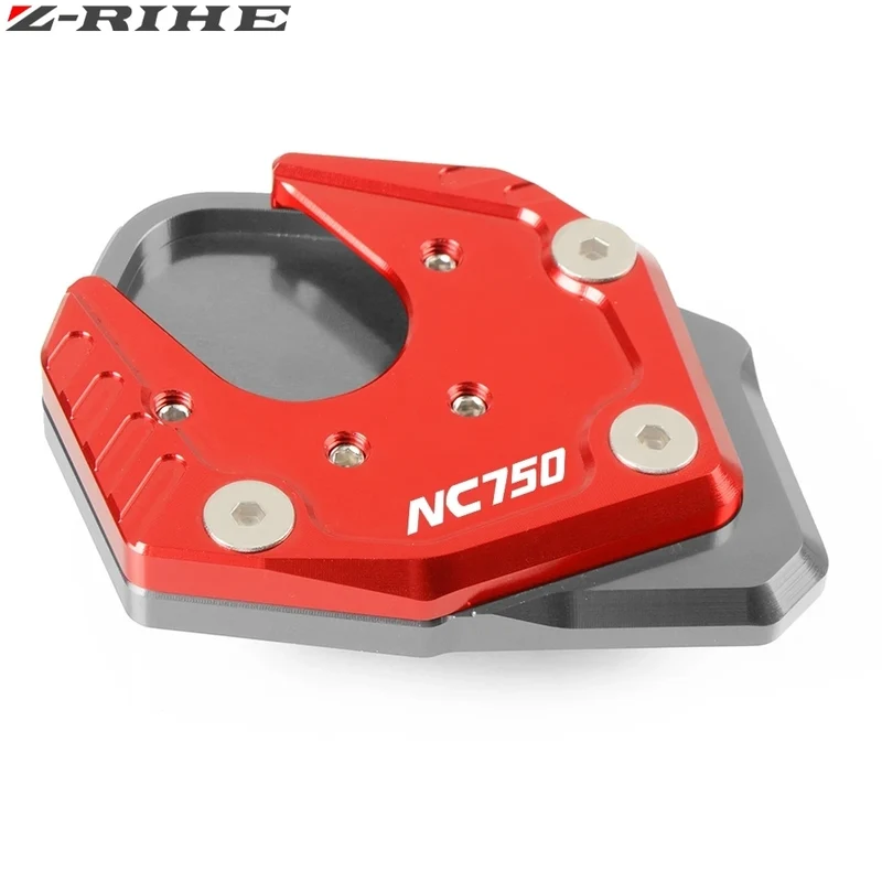 For HONDA NC750X NC 750X NC750 X 2017 2018 2019 Aluminum Kickstand Sidestand Stand Extension Enlarger Pad Accessories NC750