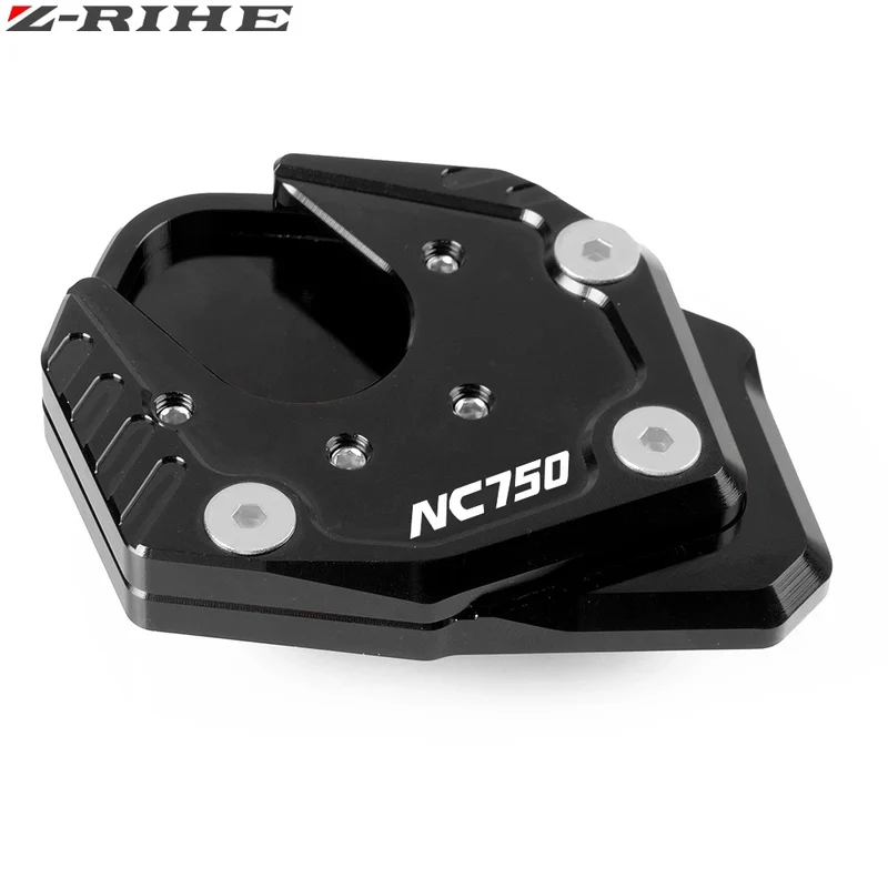 For HONDA NC750X NC 750X NC750 X 2017 2018 2019 Aluminum Kickstand Sidestand Stand Extension Enlarger Pad Accessories NC750
