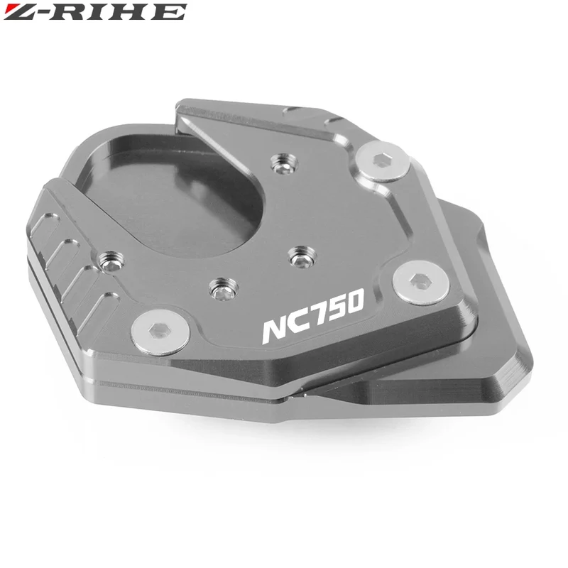 For HONDA NC750X NC 750X NC750 X 2017 2018 2019 Aluminum Kickstand Sidestand Stand Extension Enlarger Pad Accessories NC750