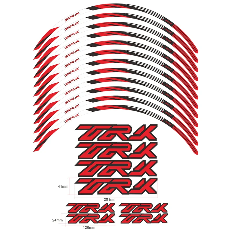 Motorcycle Wheel Sticker Waterproof Rim Stripe Tape TRK 502X Accessories 2022 for Benelli TRK 502 X TRK502X 2017-2023 2020 2021