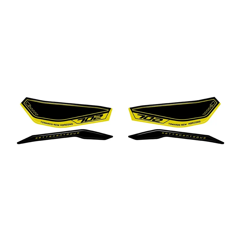 TRK702X 2023 Motorcycle Accessories 3D Gel Epoxy Resin Sticker Kit Tank Pad Protection For Benelli TRK 702X TRK 702 X