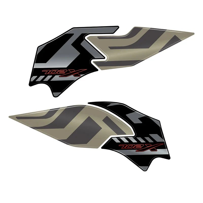 TRK702X 2023 Motorcycle Accessories 3D Gel Epoxy Resin Sticker Kit Tank Pad Protection For Benelli TRK 702X TRK 702 X