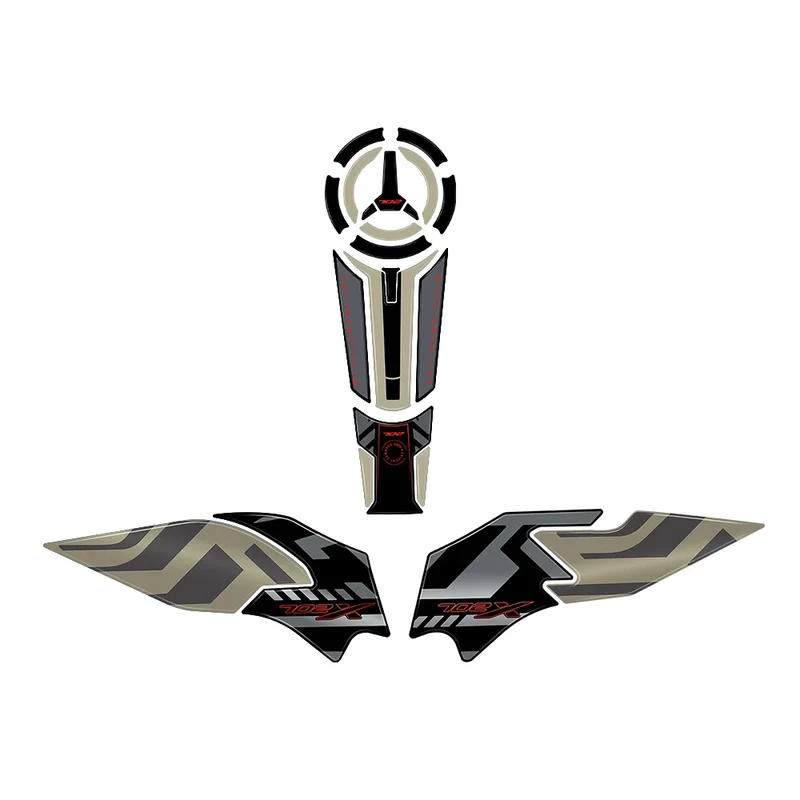 TRK702X 2023 Motorcycle Accessories 3D Gel Epoxy Resin Sticker Kit Tank Pad Protection For Benelli TRK 702X TRK 702 X