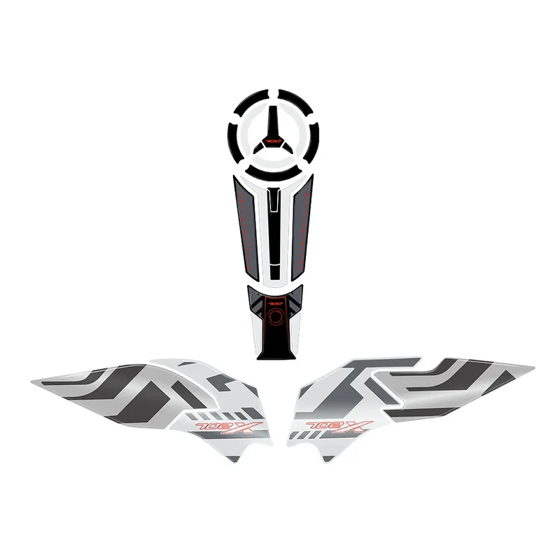 TRK702X 2023 Motorcycle Accessories 3D Gel Epoxy Resin Sticker Kit Tank Pad Protection For Benelli TRK 702X TRK 702 X