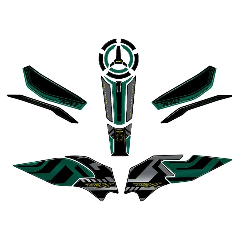 TRK702X 2023 Motorcycle Accessories 3D Gel Epoxy Resin Sticker Kit Tank Pad Protection For Benelli TRK 702X TRK 702 X