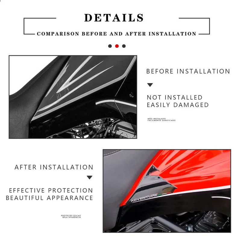 2023 X cape 650 Motorcycle Accessories 3D Epoxy Resin Sticker Protection Kit For Moto Morini X-CAPE 650 X cape 650 2022 2023