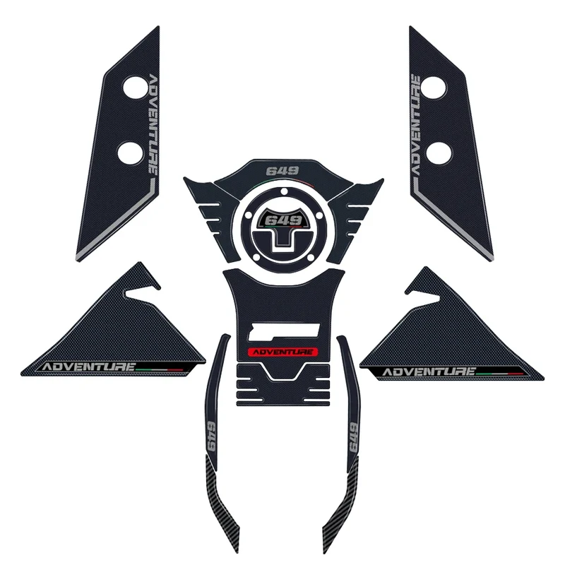 2023 X cape 650 Motorcycle Accessories 3D Epoxy Resin Sticker Protection Kit For Moto Morini X-CAPE 650 X cape 650 2022 2023