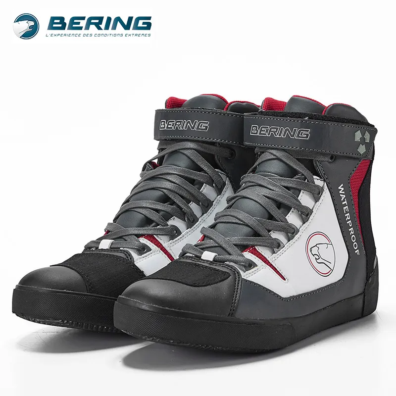France BERING motorcycle waterproof four seasons riding shoes men's racing shoes motorcycle off-road rally boots