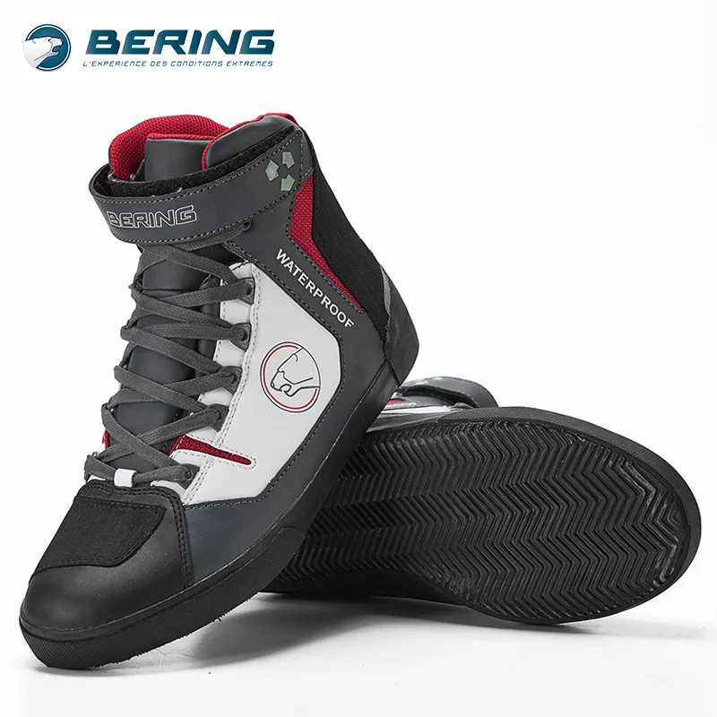 France BERING motorcycle waterproof four seasons riding shoes men's racing shoes motorcycle off-road rally boots