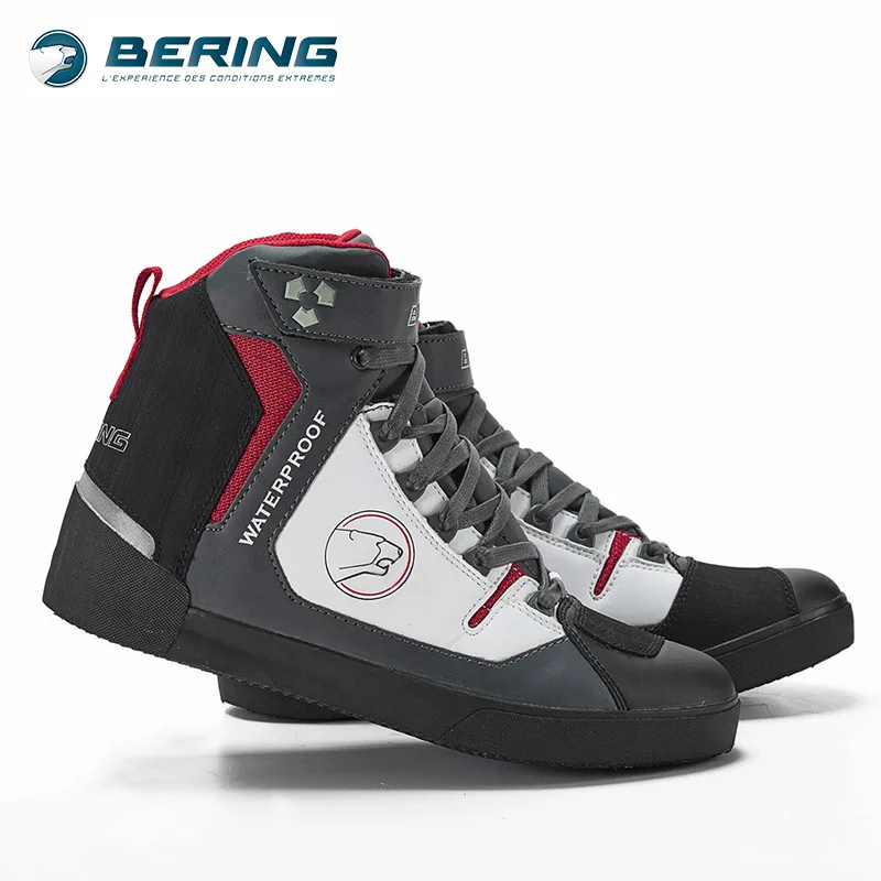 France BERING motorcycle waterproof four seasons riding shoes men's racing shoes motorcycle off-road rally boots