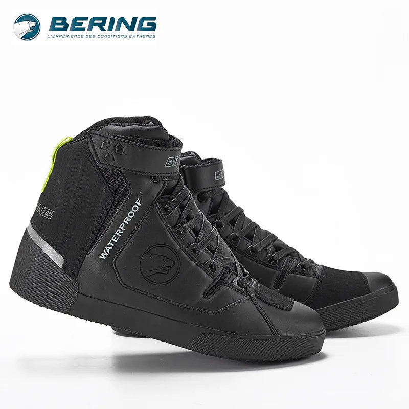 France BERING motorcycle waterproof four seasons riding shoes men's racing shoes motorcycle off-road rally boots