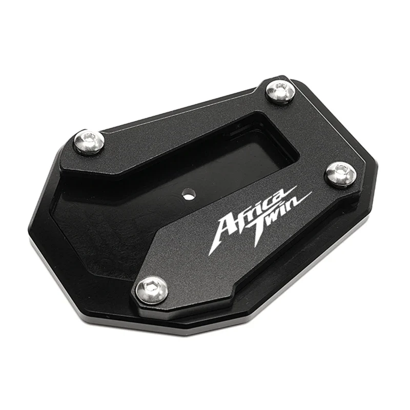 Motorcycle Kickstand Enlarger Side Stand Extension Pad Valve Caps For Honda Africa Twin CRF1100L CRF 1100 L 2020 2021 2022 2023