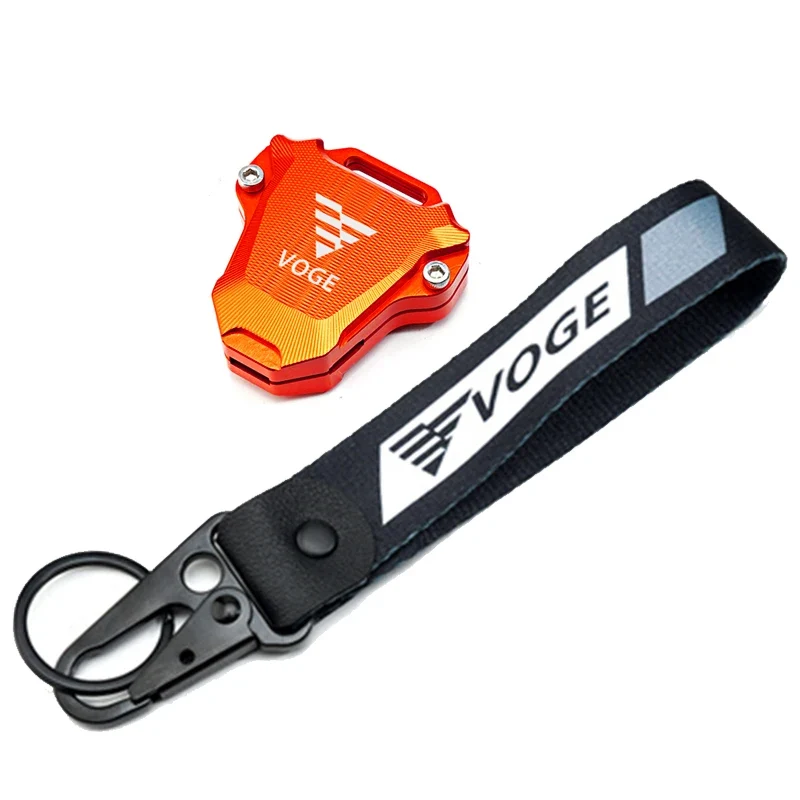 For VOGE 300AC 500AC 300RR 650DS 525R 250RR Motorcycle Badge Keyring CNC Key Cover key Case Shell VOGE 250 300 RR 300 500 AC