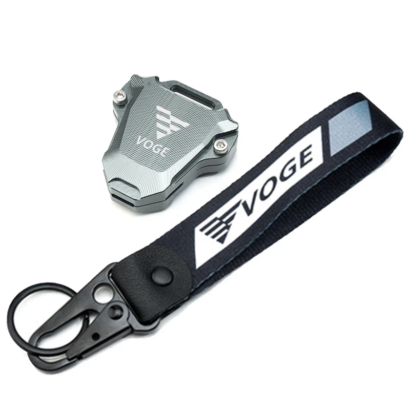 For VOGE 300AC 500AC 300RR 650DS 525R 250RR Motorcycle Badge Keyring CNC Key Cover key Case Shell VOGE 250 300 RR 300 500 AC