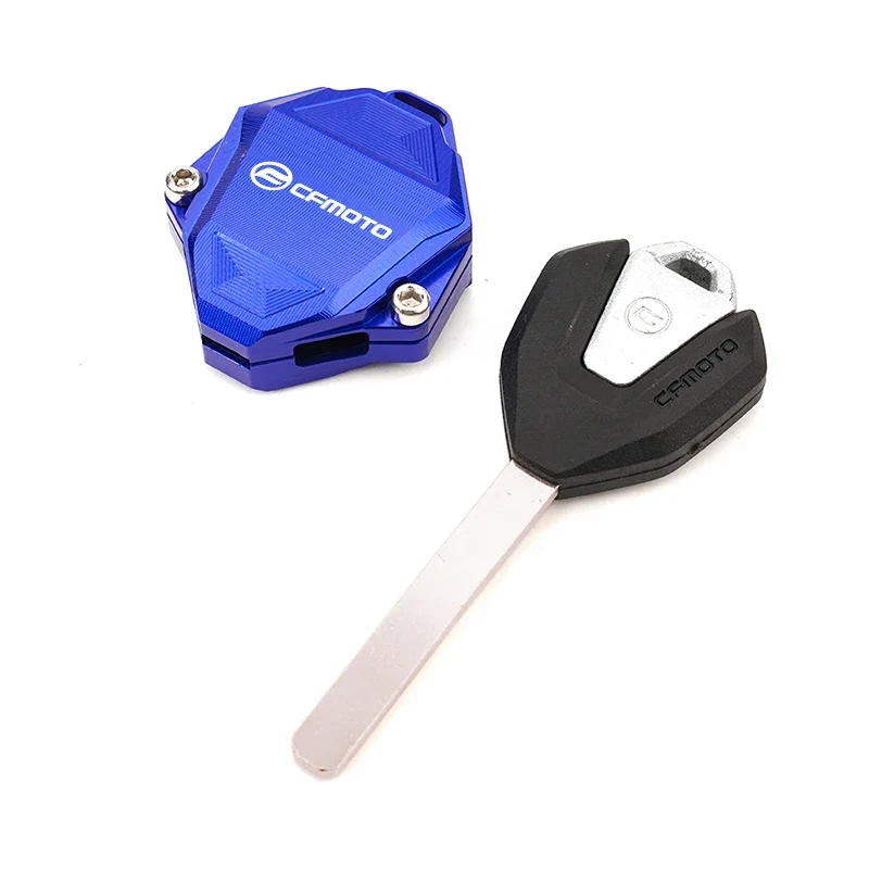 For CFMOTO MT800 250SR 450SR 700CL-X 800MT MT 800 MY22 Motorcycle Accessories Key Cover Case Shell Embroidery Badge Keyring