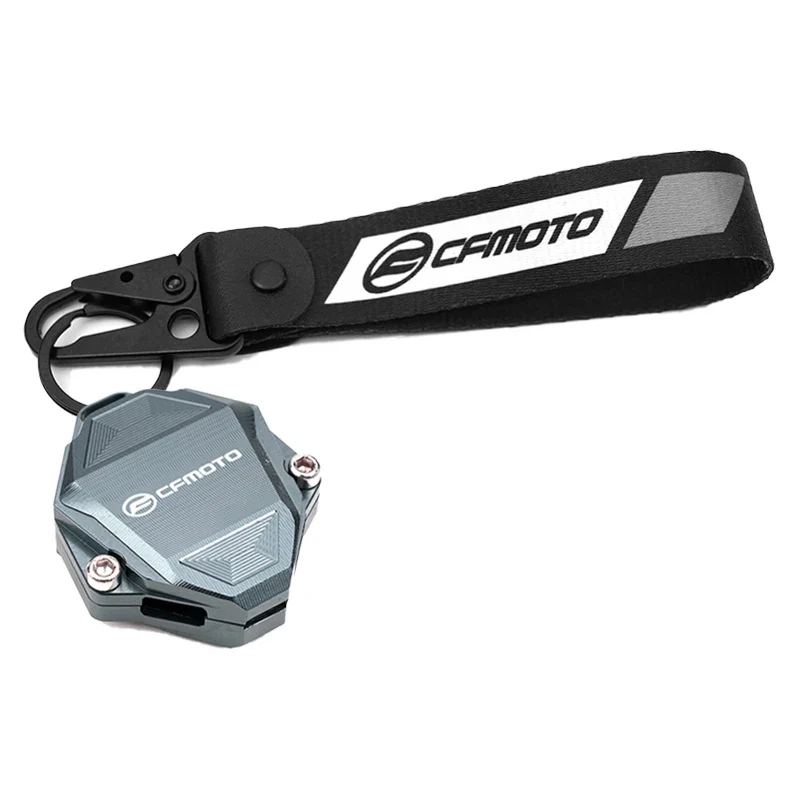 For CFMOTO MT800 250SR 450SR 700CL-X 800MT MT 800 MY22 Motorcycle Accessories Key Cover Case Shell Embroidery Badge Keyring