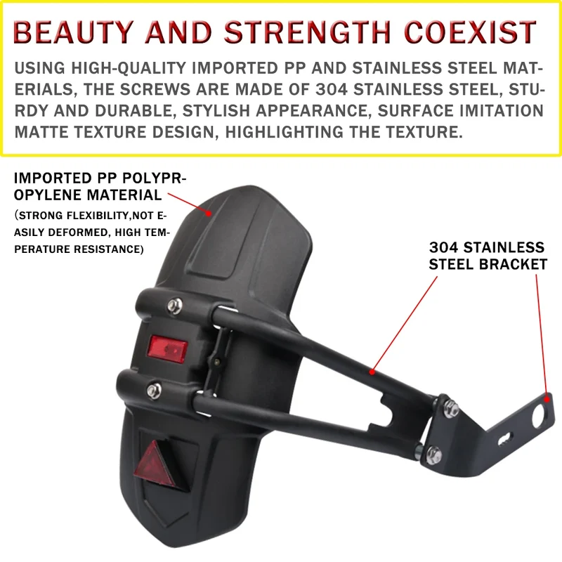 For VOGE R125 125R R 125 R Brivido R125 125R Motorcycle Accessories Rear Fender Mudguard Mudflap Splash Guard Wheel Protector