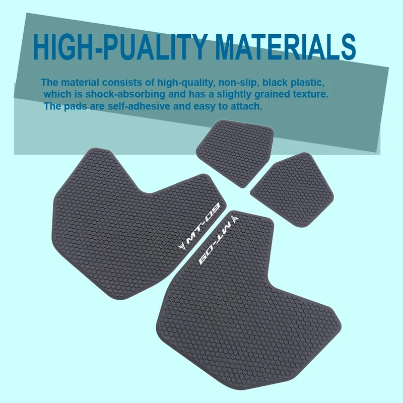 For YAMAHA FZ09 FZ 09 MT 09 MT09 2015 2013-2020 Motorcycle Tank Traction Pad Side Gas Knee Grip Protective Sticker Protector