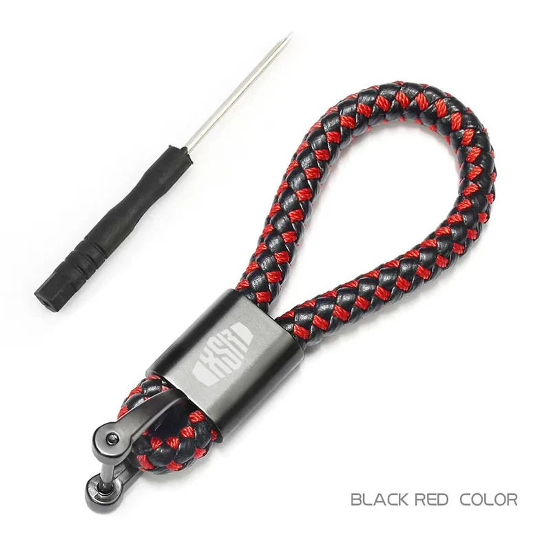 With Logo "XSR" For Yamaha XSR700 XSR900 XSR 700 900 2015-2023 Motorcycle Keychain Keyring Key Chains Lanyard Chain Key Rings