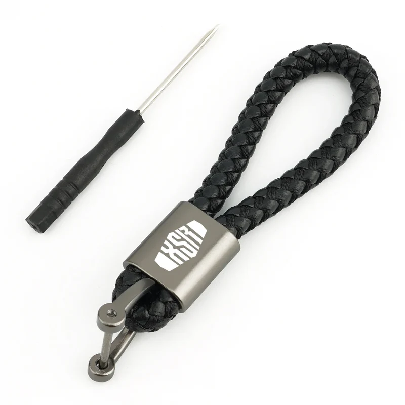 With Logo "XSR" For Yamaha XSR700 XSR900 XSR 700 900 2015-2023 Motorcycle Keychain Keyring Key Chains Lanyard Chain Key Rings