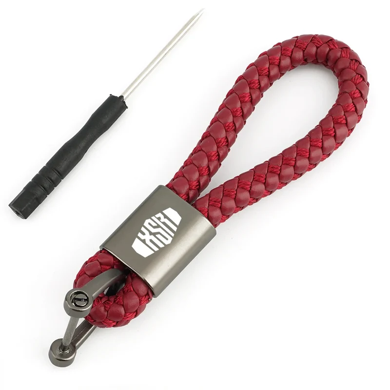With Logo "XSR" For Yamaha XSR700 XSR900 XSR 700 900 2015-2023 Motorcycle Keychain Keyring Key Chains Lanyard Chain Key Rings