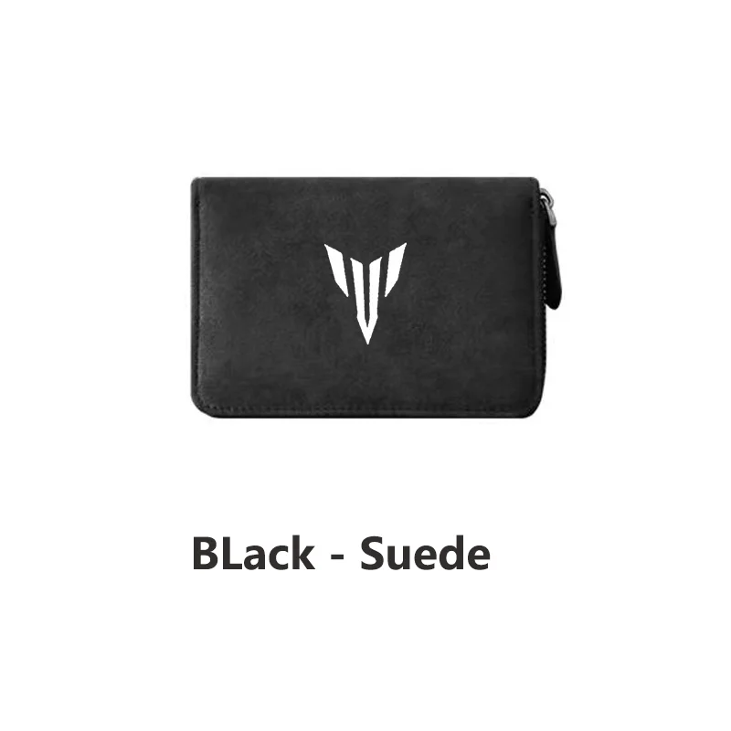 Motorcycle Suede Leather Portable storage box driver's license ID storage bag For Yamaha MT01 MT09 MT07 MT10 MT03 MT-01 MT-10