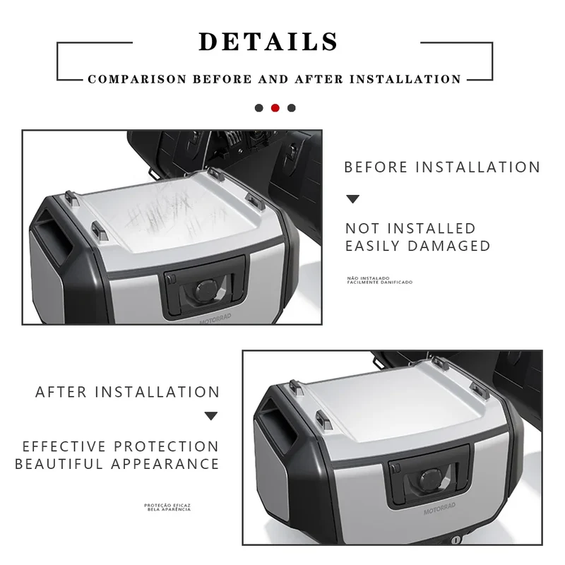 For BMW R1300GS R 1300 GS 1300 2023-2024 R 1300GS TPU Protection Kit Accessories Suitcase Paint Protection Film